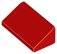 Brick Sloped 30° 1 x 2 x 2/3 / Red