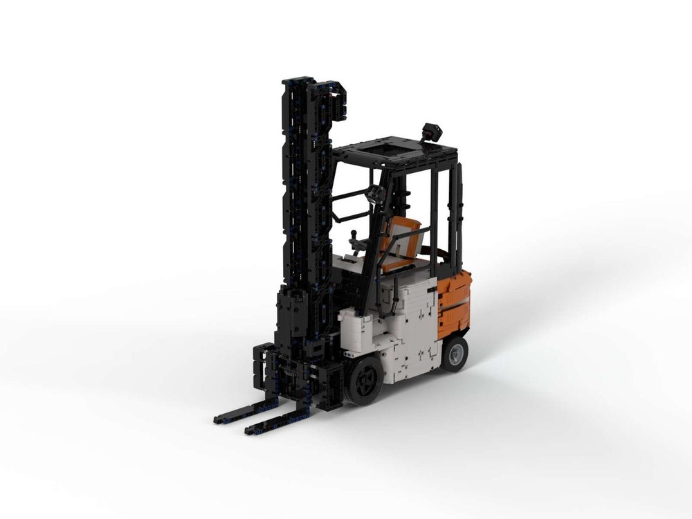 Lego Modern Forklift MOC "Bottlelift 1600" (12 Functions, up to 1600g)