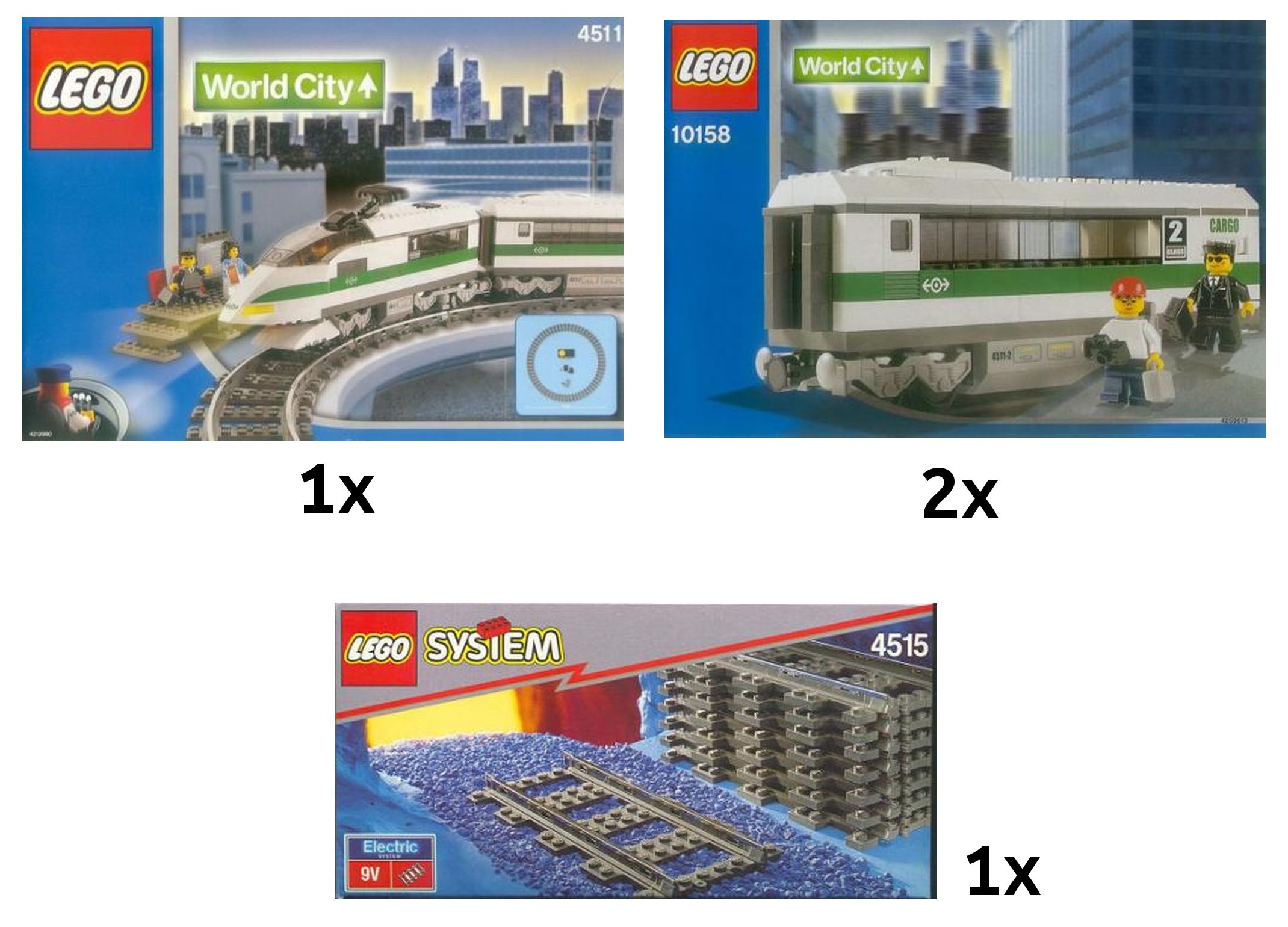 Lego Deluxe High Speed Train Collection