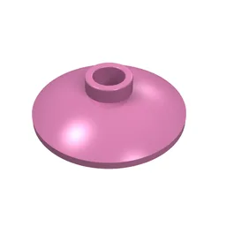 Dish 2 x 2 Inverted [Radar] / Dark Pink