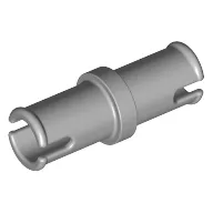 Technic Pin without Friction Ridges Lengthwise / Light Bluish Gray