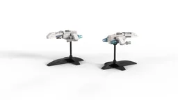 Ultramicro E-wing escort Starfighter