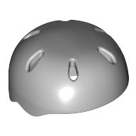 Lego Helmet, Sports, with Vent Holes [Plain] / Light Bluish Gray