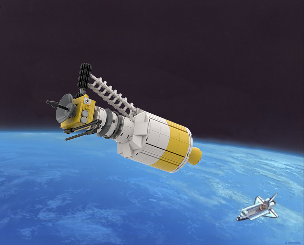 Lego Ulysses Space Probe [~1:60 scale]