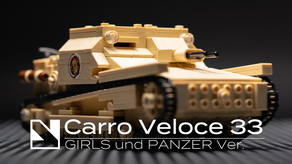 Lego RC Italian Tankette CV-33 (L3/33)