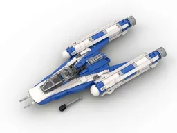 8037 Y Wing in Clone Wars S7 Blue