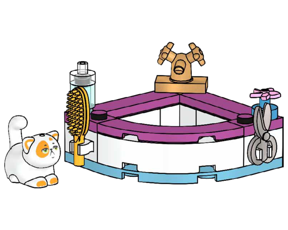 Lego Cat Grooming