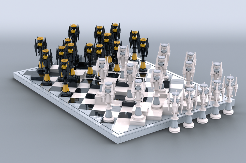 Lego Kingdom Hearts Alba & Ater Chess Set Big