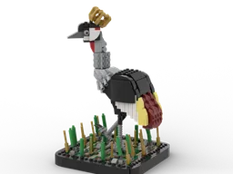 Grey Crowned Crane