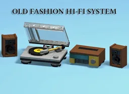 Little Old fashion HI-FI system