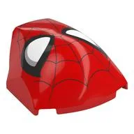 Large Figure Face 4 x 5 x 1 2/3 with Spider-Man Face Print / Red
