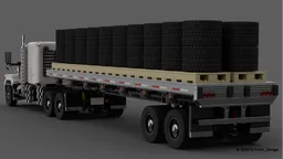 American-Style Flatbed Trailer