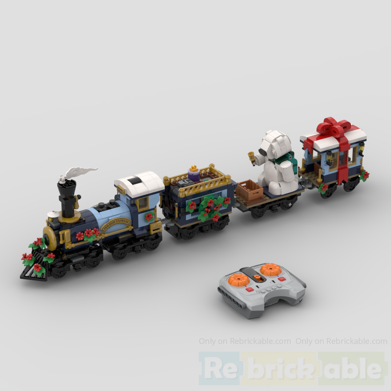 Lego 10361 Holiday Express Train motorized with Power Function and improved