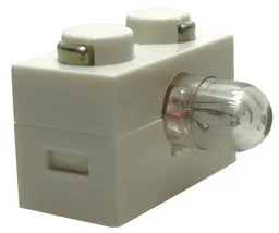 Light Brick 1 x 2 with Single Side Light