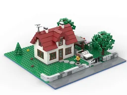 Homage to set 346 - House with Car