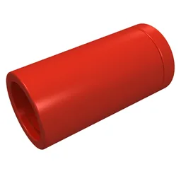 Technic Pin Connector Round [No Slot] / Red