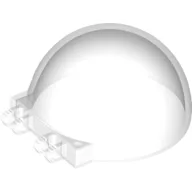 Windscreen 6 x 6 x 3 Dome with Dual 2 Fingers / Trans-Clear