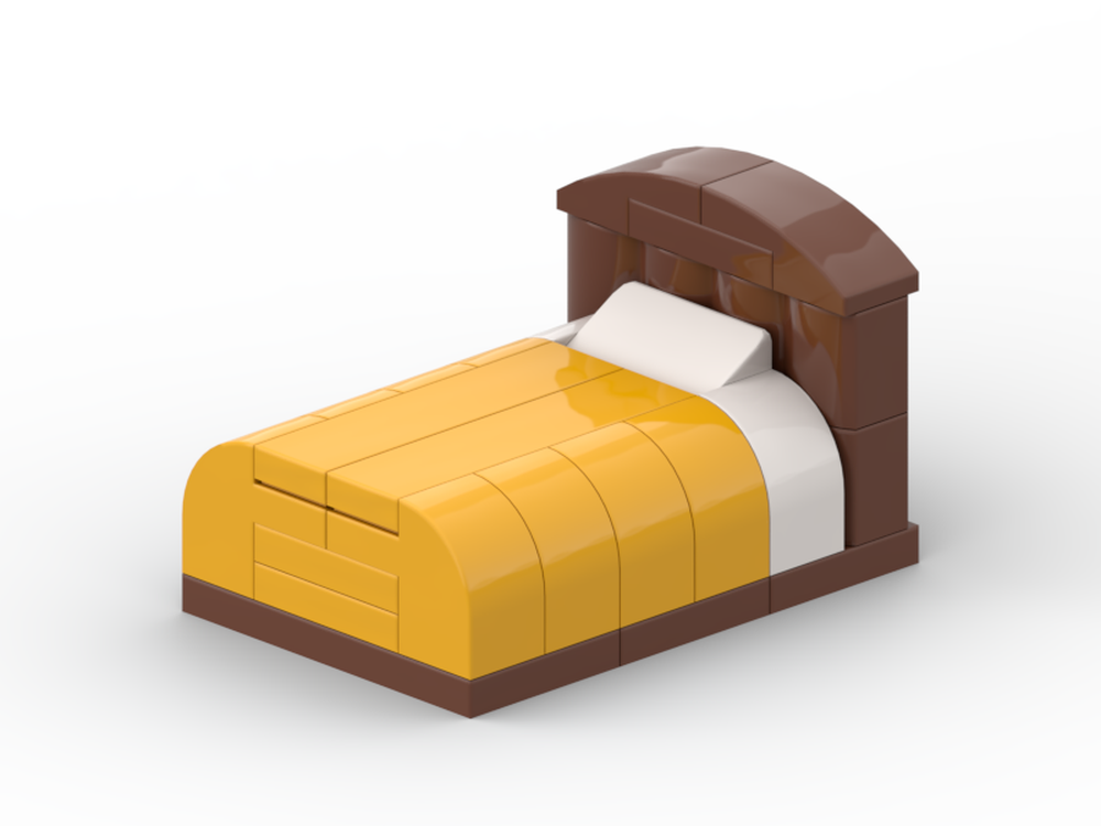 Lego Bed - Minifig Scaled | #2