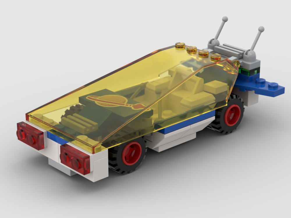 Lego Lunar Speedster (plus Rampant Flyer bonus build)