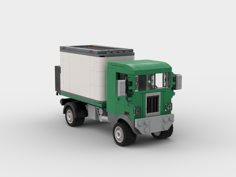 Lego Cargo Box Truck Moc