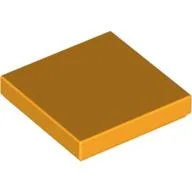 Tile 2 x 2 with Groove / Bright Light Orange