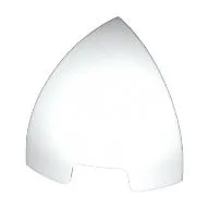 Brick Round Curved 1 x 1 x 1 Quarter Dome / White