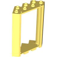 Lego Door Frame 4 x 4 x 6 Corner / Bright Light Yellow