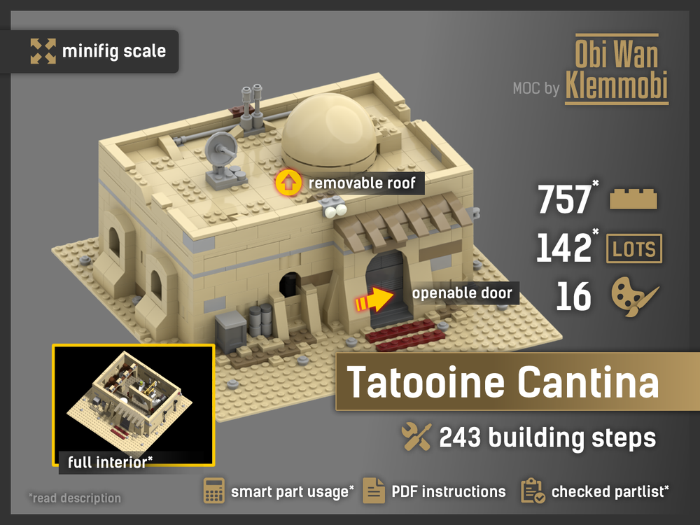 Lego Tatooine Mos Eisley Cantina