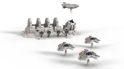 Mini Size Echo Base in the STARWARS movie(EP 5) V2.1