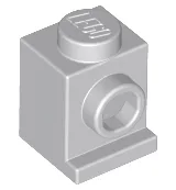 Brick Special 1 x 1 with Headlight / Light Bluish Gray