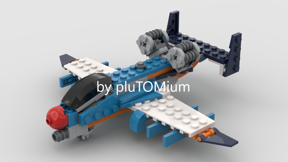 Lego A-10 Thunderbolt "Warthog" (LEGO 31099 Alternate)