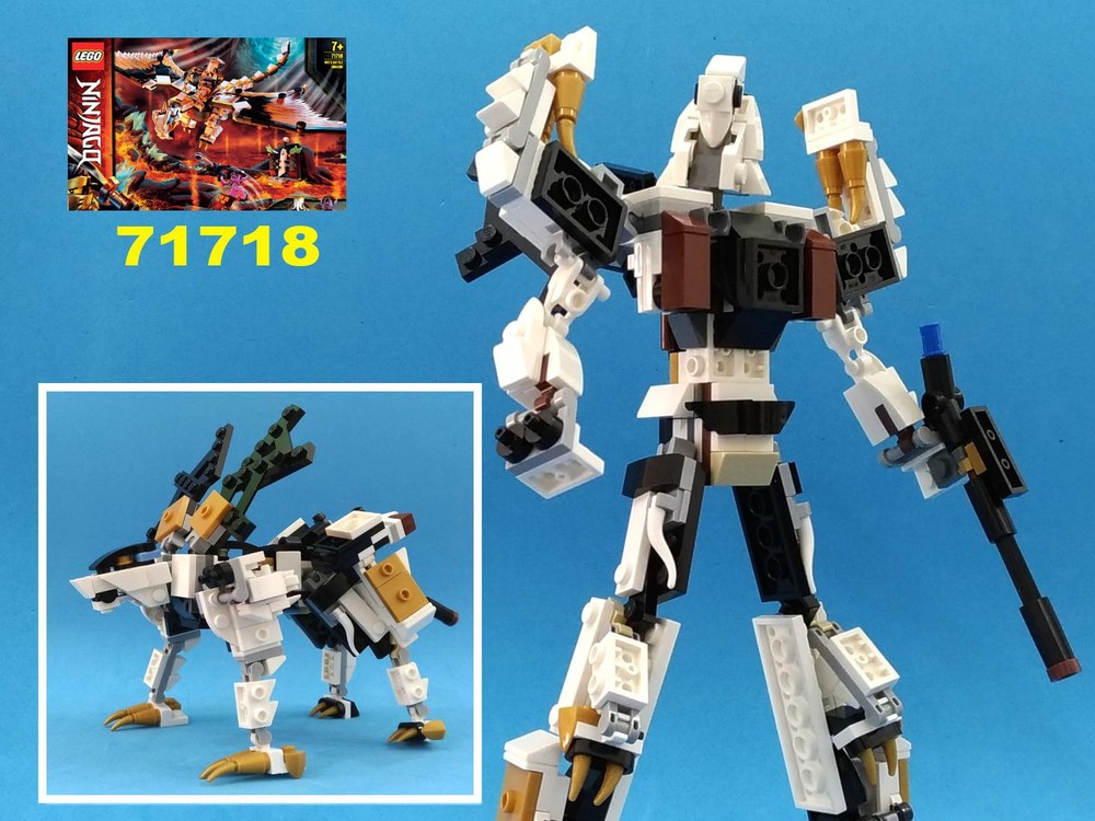 LEGO Transformer White Lion from set 71718