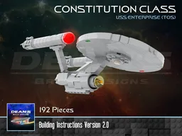Constitution Class Starship - Star Trek The Original Series