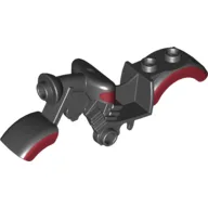 Fairing, Motorcycle, Vintage with Dark Red Trim