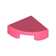 Tile Round 1 x 1 Quarter / Coral