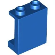 Panel 1 x 2 x 2 [Side Supports / Hollow Studs] / Blue