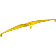 Large Figure Wing, Flexible with Lightning Bolts and 3 Axles / Yellow