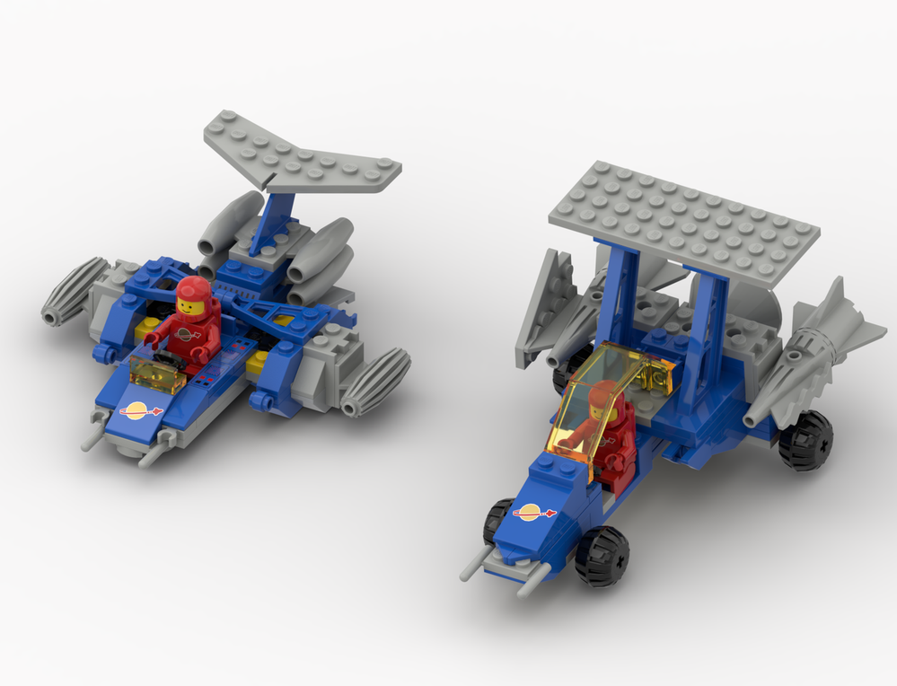 Lego spacemav and spacetappen