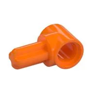 Technic Pin Connector Hub with 1 Axle / Orange