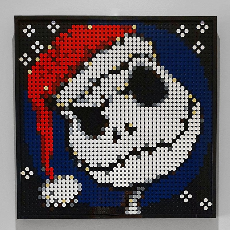 Lego Jack Skellington Mosaic