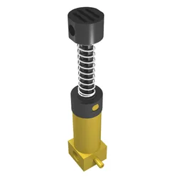 Pneumatic Pump New Style with Black Top / Yellow