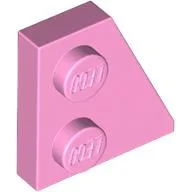 Wedge Plate 2 x 2 Right / Bright Pink
