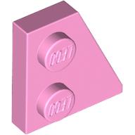 Lego Wedge Plate 2 x 2 Right / Bright Pink