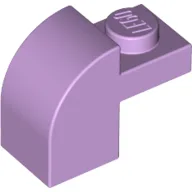 Brick Curved 1 x 2 x 1 1/3 with Curved Top / Lavender