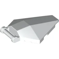 Windscreen 6 x 4 x 1 Hexagonal with Handle / White