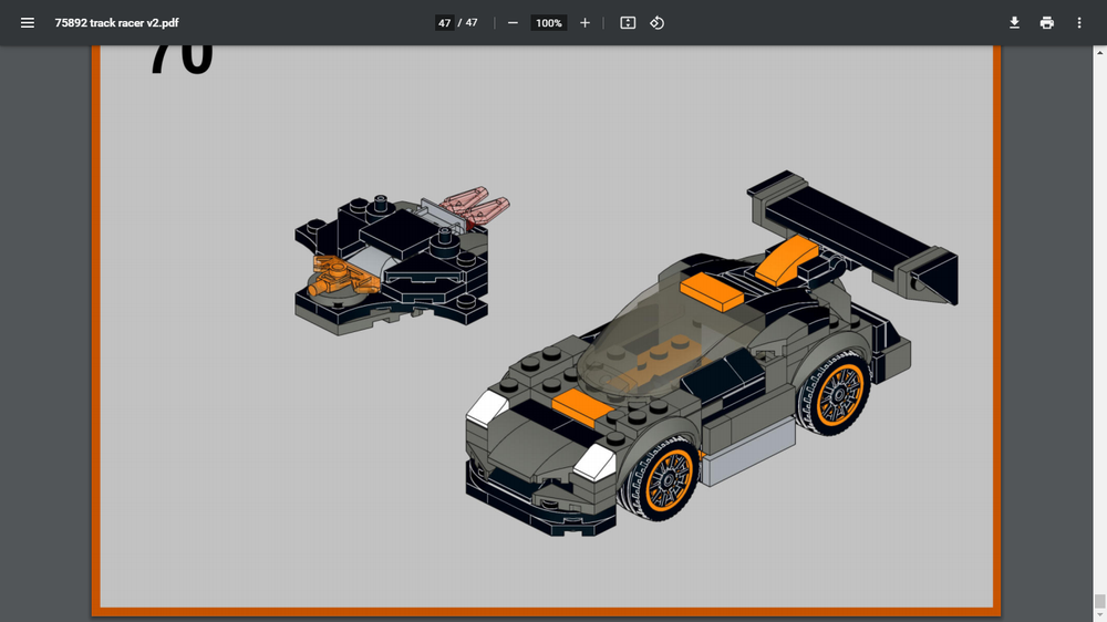 Lego 75892 Track Racer v2