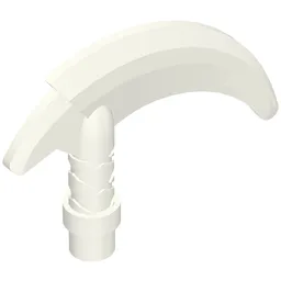Weapon Scythe / Hook with Bar / White