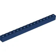 Brick 1 x 16 / Dark Blue