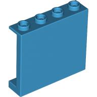 Lego Panel 1 x 4 x 3 [Side Supports / Hollow Studs] / Dark Azure