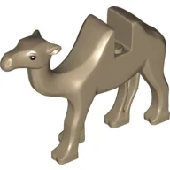 Animal, Camel with Black Eyes Print / Dark Tan